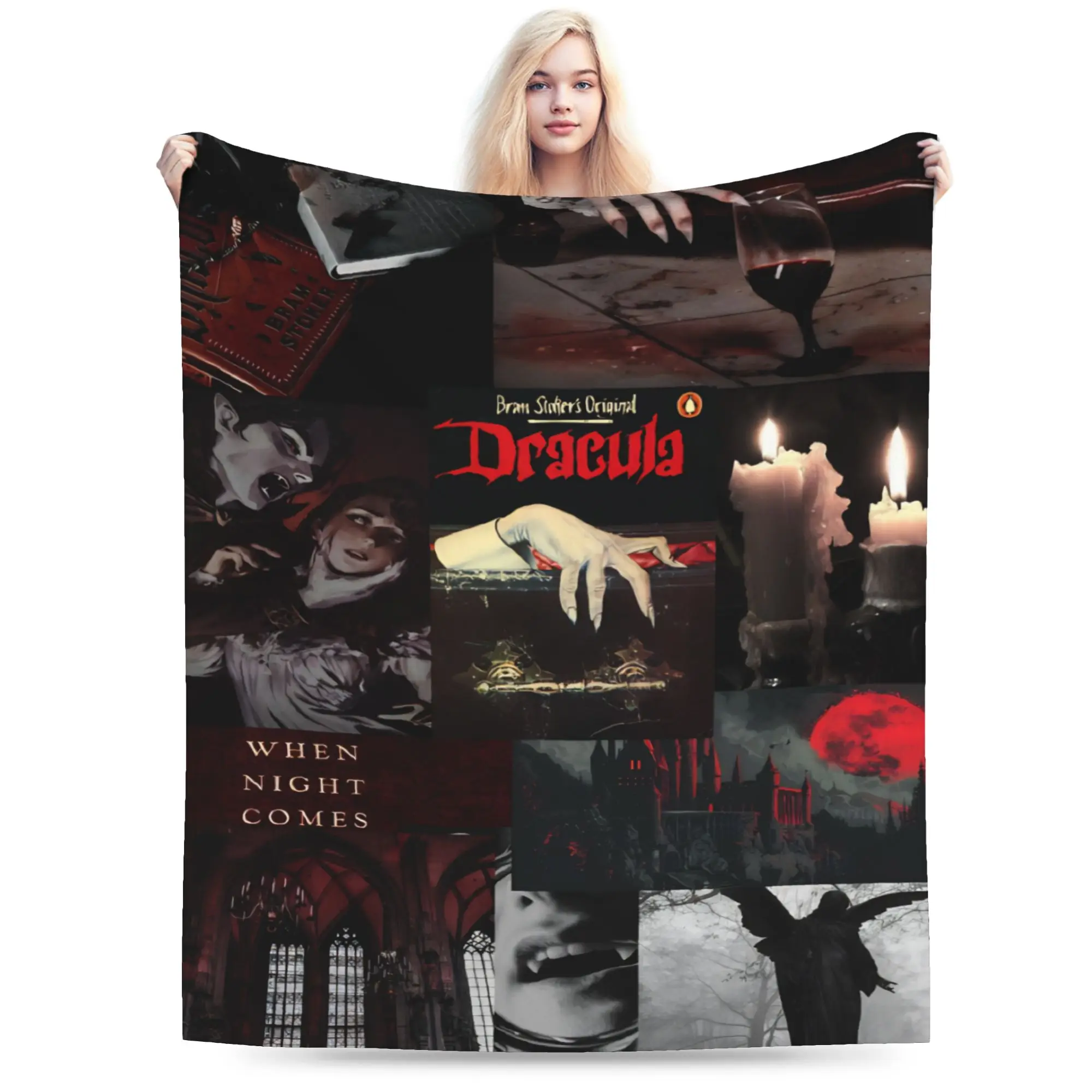 Dracula A Love Tale Blankets Coral Fleece Plush  Multifunction Soft Throw Blanket for Bedroom Bedspread