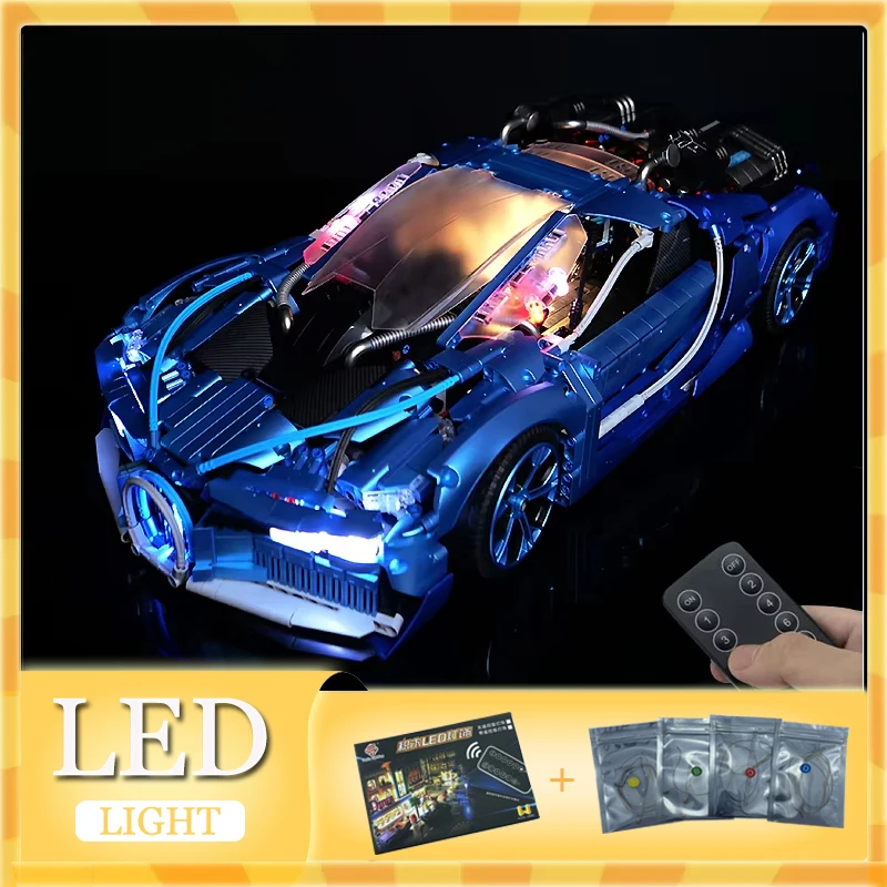 

RC DIY LED Light Kit For LEGO Guly 10631 Technical Sports Car Building Blocks (Only LED Light,Without Blocks Model)