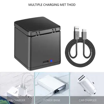 Baterie 2280 mAh pro GoPro Hero 13 + 3slotová nabíječka pro GoPro Hero 13, černé příslušenství k fotoaparátům 12 nejlepší prodej fasttech - №9