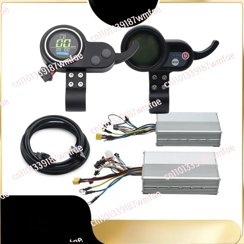 Electric scooter accessories 60V 50A dual drive controller, LCD code meter accelerator throttle