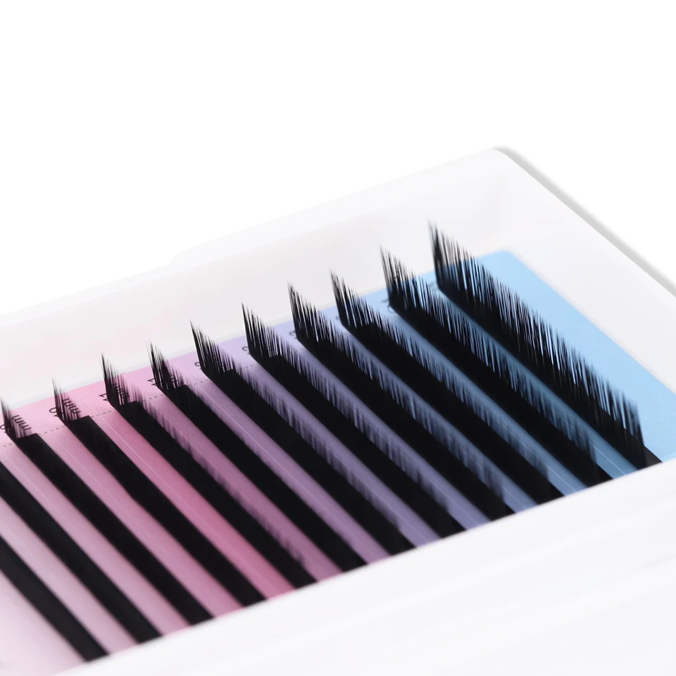 Rujade L M Curl Volume russo Estensione ciglia individuale Naturale morbido L/L+/LC/LD/LU(M) Curl Trucco professionale Ciglia finte