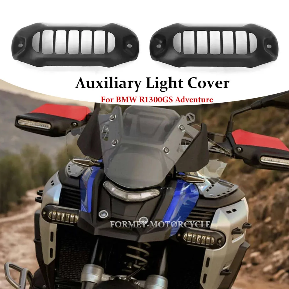 

Motorcycle Accessories LED Auxiliary Light Cover Lamp Holder Guard Grille For BMW R 1300 GS Adventure 2024 2025 R1300GS ADV