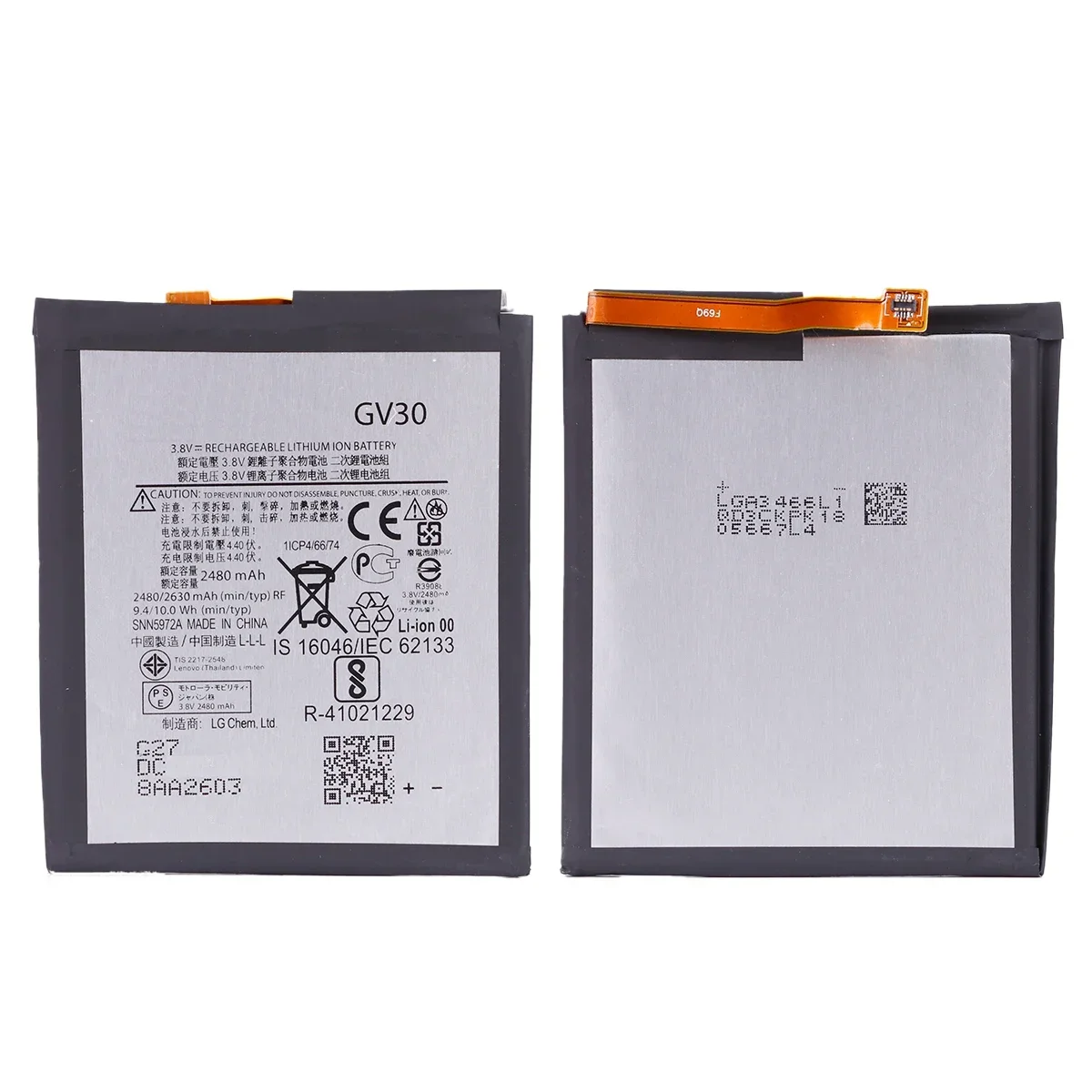Batterie flambant neuve GV30 2630mAh pour Motorola Moto Z XT1650-01 XT1650-03 XT1650-05 Batteries de téléphone