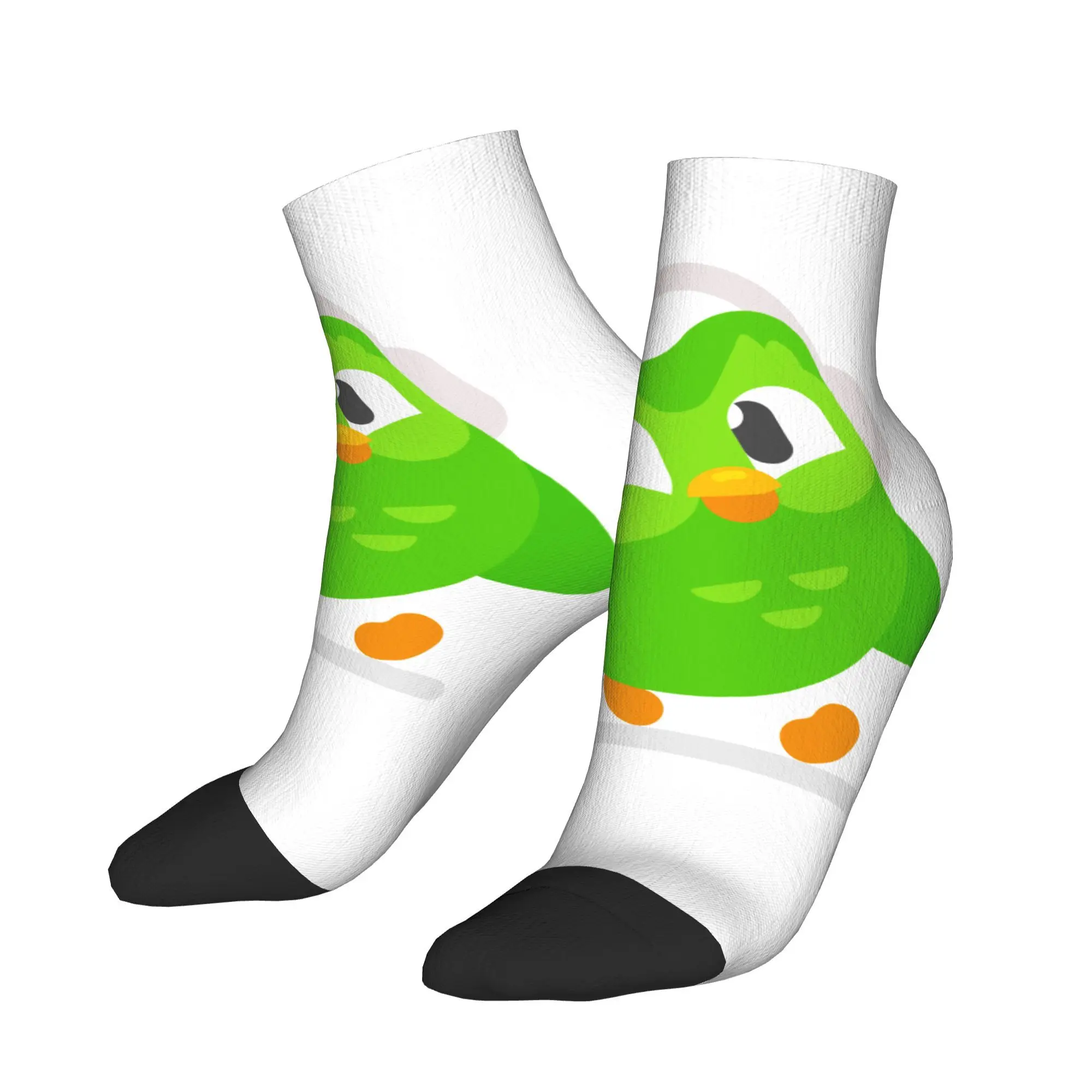 

Носки Duolingo Owl Duo в стиле Харадзюку, впитывающие пот чулки, всесезонные носки, аксессуары для мужчин и женщин, подарок на день рождения