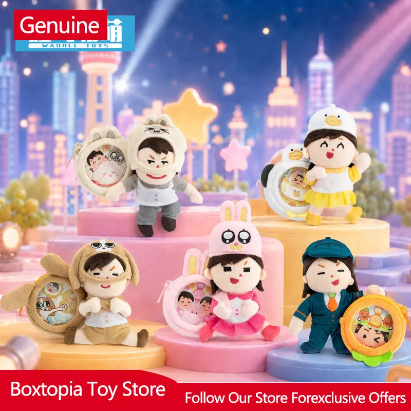 Wadoll Toys Plush Doll Keychain Ita Bag Mini Pouch Cute Cartoon Plush Pendant Badge Storage Bag For Bag Decor Fans Collection
