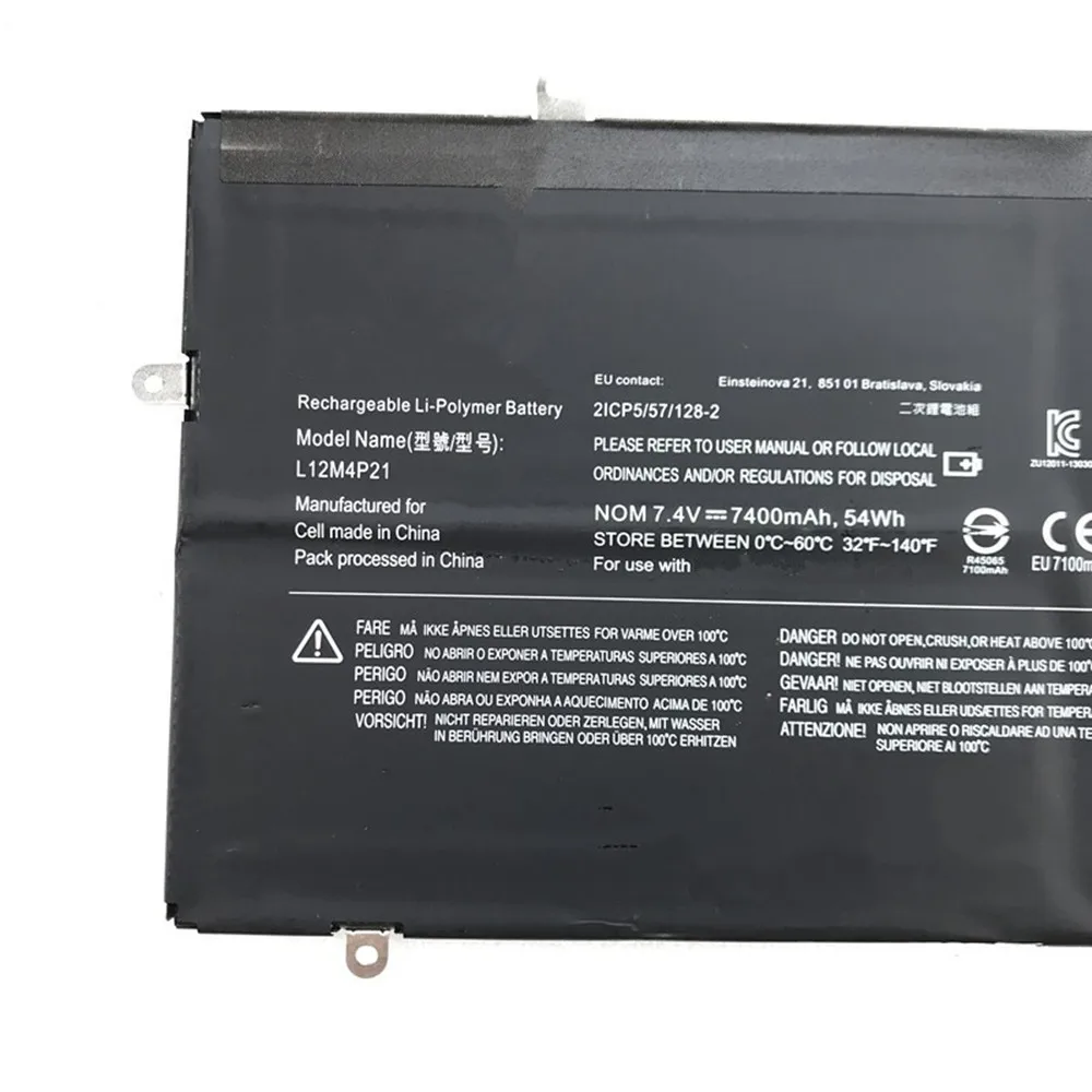 Nieuwe L12m4p21 L13s4p21 2icp5/57/128-2 2cp5/57/123-2 7.4V 54wh Laptop Batterij Voor Lenovo Ideapad Yoga 2 Pro 13 Y50-70AS-ISE 20266