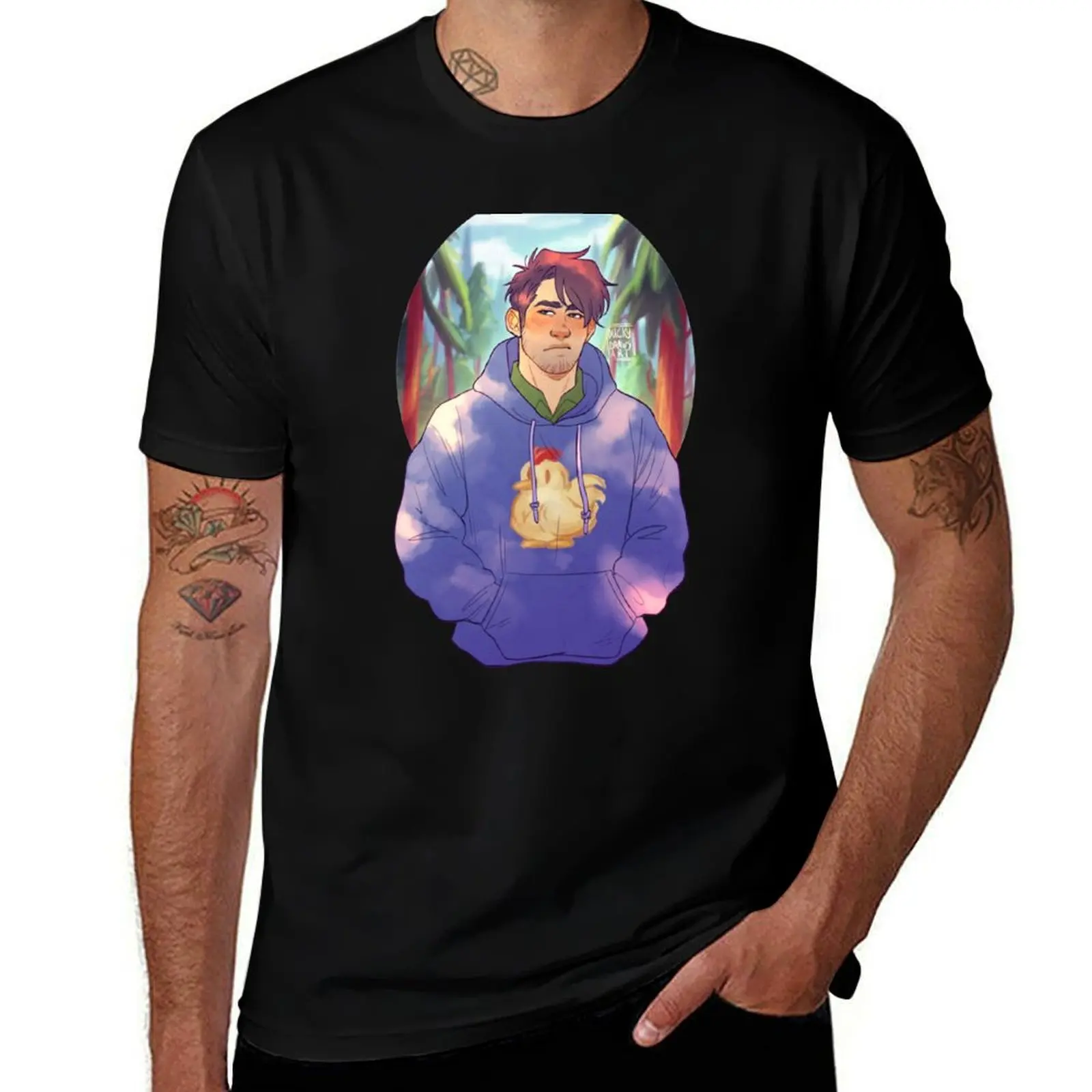 

Shane Stardew Valley T-Shirt Basic Tee Shirt for Everyday Outfit