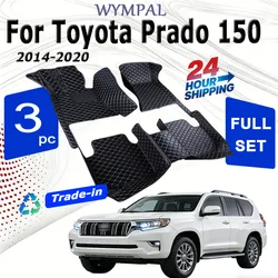 Car Floor Mats For Toyota Prado 150 2020 2019 2018 2017 2016 2015 2014 Accessories Protect Styling Parts Auto Carpets Waterproof