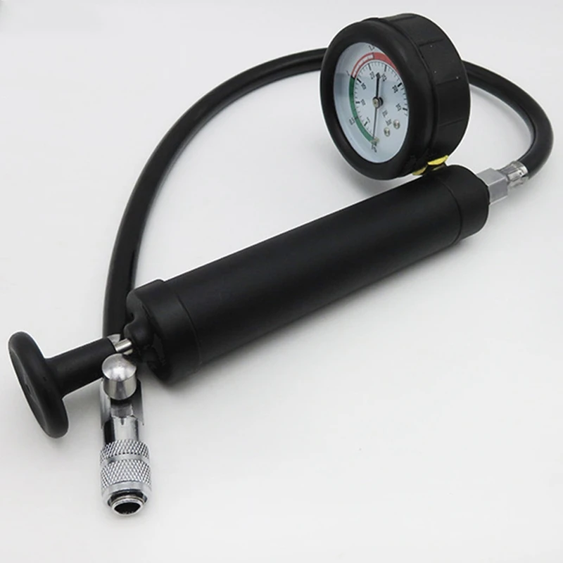 Detector de fugas de tanque de agua, Dial a prueba de golpes, medidor de presión de coche, probador de sistema de refrigeración, bomba de presión de radiador