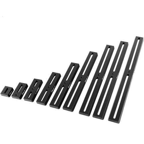 Accesorios para telescopio astronómico con barra de placa de cola de milano negra 40/70/100/150/220/300/360/400/450mm