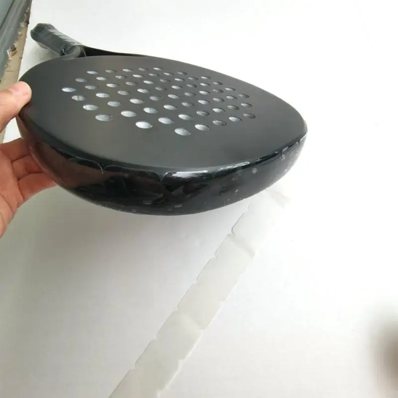 3PCSビーチテニスラケットパドルヘッド保護テープラケットヘッドエッジガード保護テープテニススポーツパート24BD