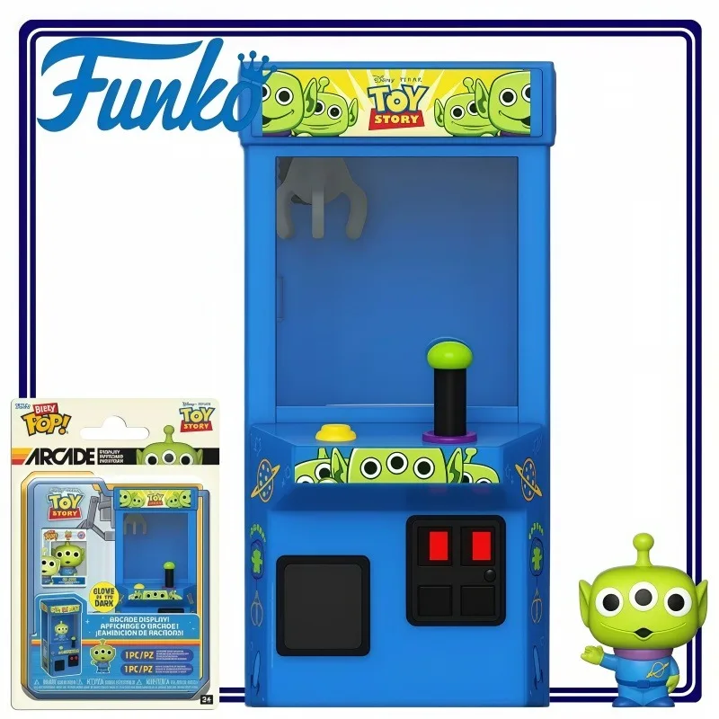 Figura Coleccionable Funko Bitty Pop Disney Toy Story Alien de Vinilo Brillante para Máquina de Garra, Decoración de Escritorio, Regalo para Fans y Coleccionistas