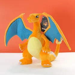 28cm Pokemon Kawaii Charizard Stuffed Toys Cartoon&Cute Firedragon Peluche Plush Dolls Throw Pillow Birthday Gift For Kids