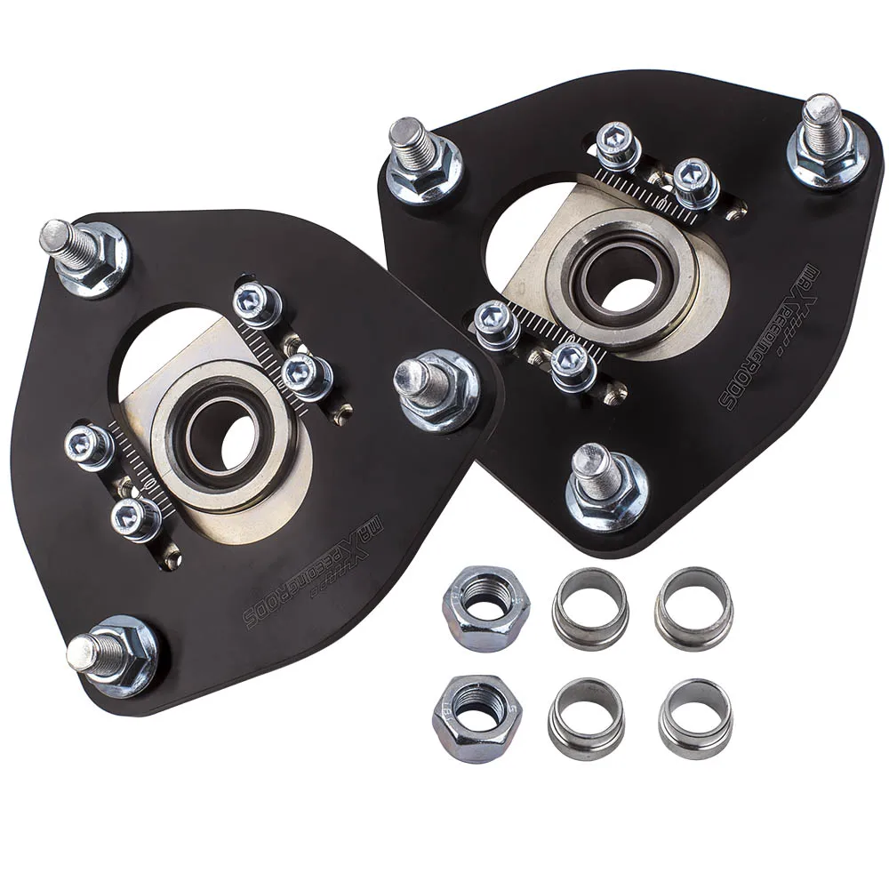 2x Suspension Top Mounts Front Camber Plate Upper Mount  for Nissan  S13  Silva  Japan Market  89-93
