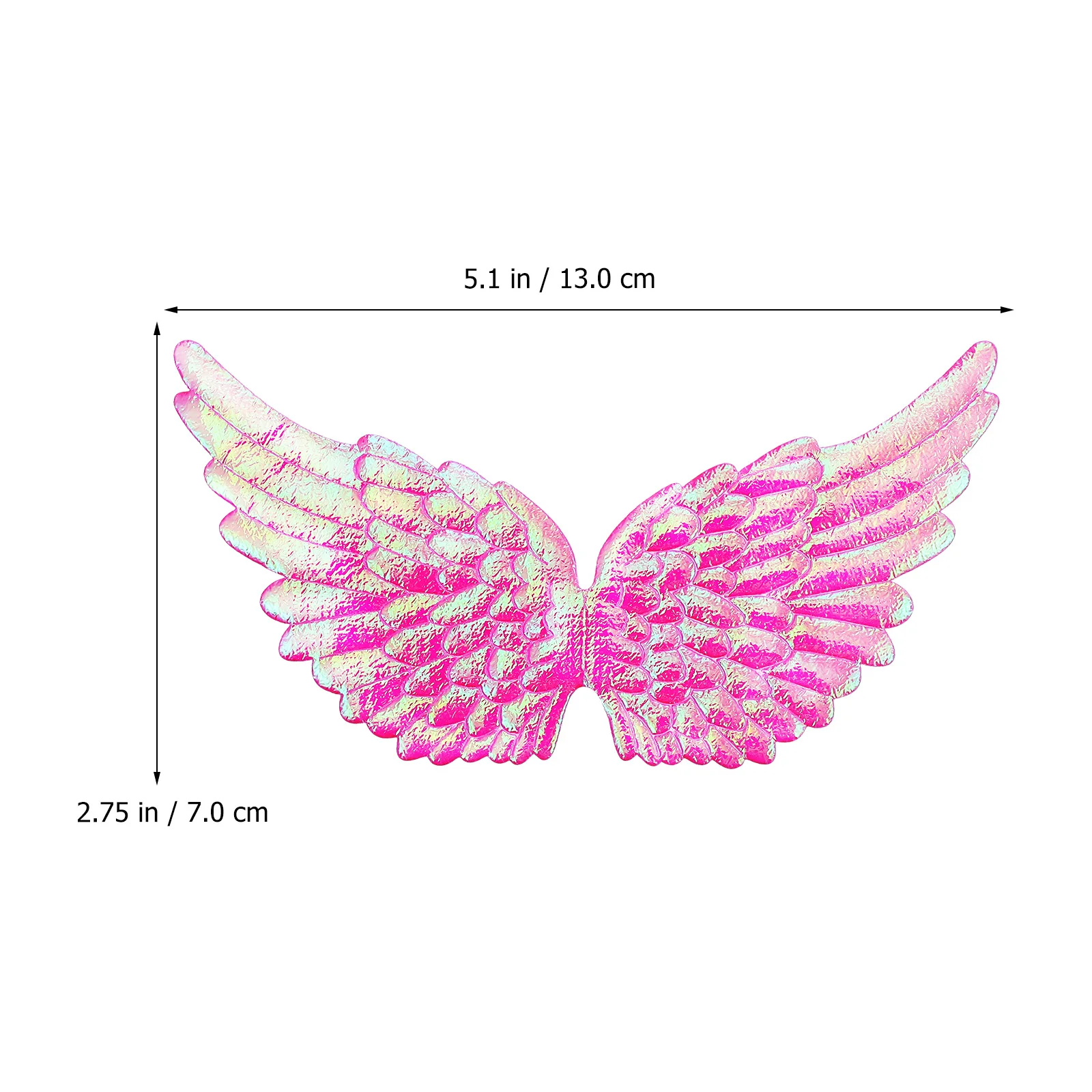 

24pcs Dress Accessories 13 5cm Glitter Angel Wings for DIY Craft Costume Mini Backpack Decorations Christmas Gifts