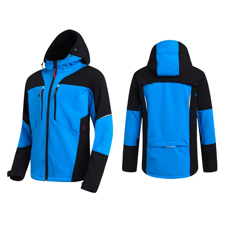 

Thick Warm Winter Parka Men Fleece Hooded Jackets Warm Coats Waterproof Outdoor Windproof Ski Hiking Jacket Men's Outerwear