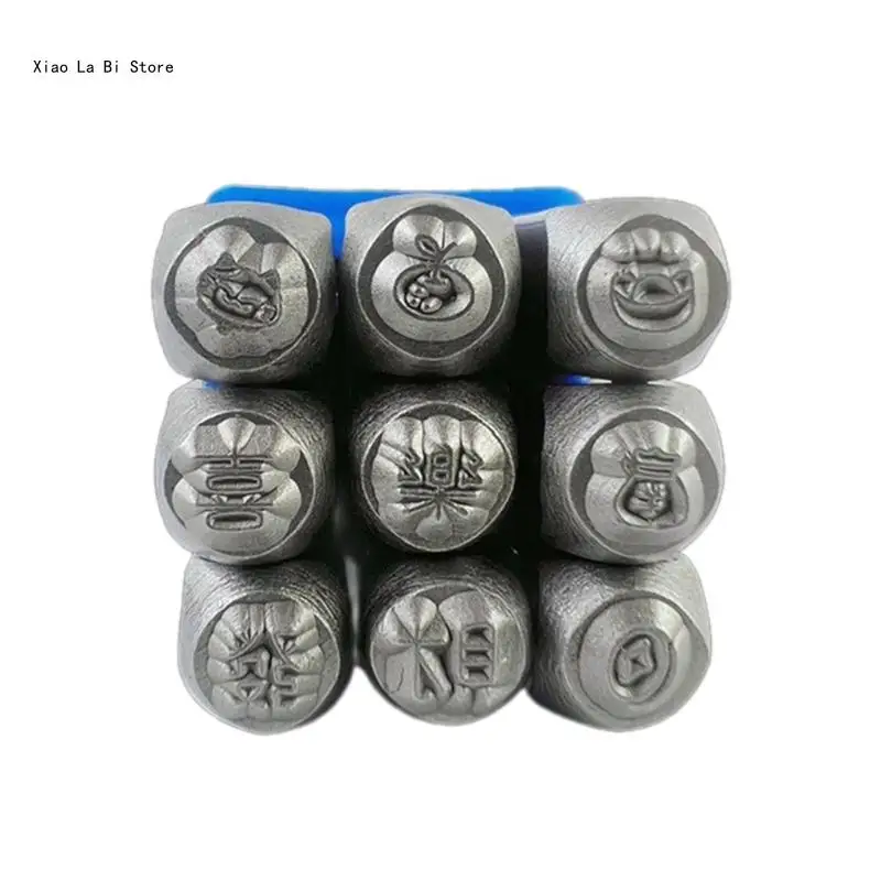 20pcs Craftsmanship Jewellery Carving Tools Stamping Seal for Professional Use XXFD