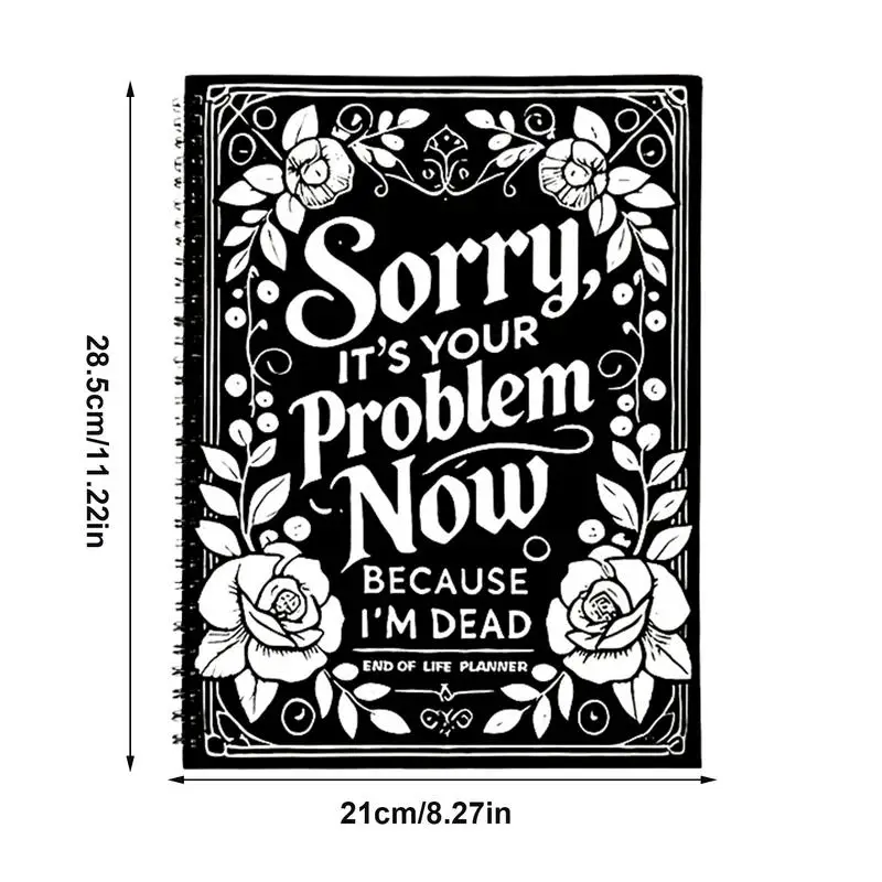 End Of Life Planner Organizer Binder Final Wishes Binder Notebook Estate Planning Organizer For Family Seniors