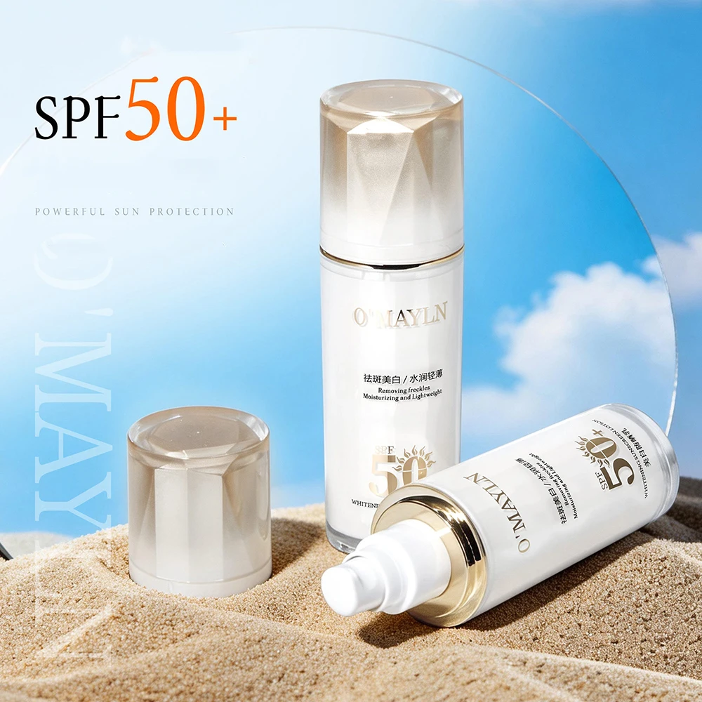SPF50+ Sunscreen Lotion Whitening Solar Uv Radiation Sun Screen Protetor Body Cream Oil Control Moisturizing Face Sunscreen 50g