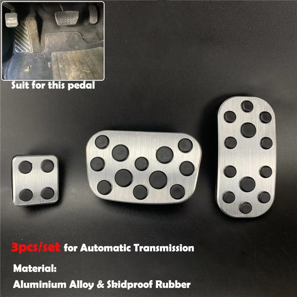 For Toyota Alphard Vellfire PREVIA HARRIER Sienta PREVIA SIENNA AQUA Corolla C-HR Prius Fortuner VENZA Prado Car Pedal Cover Pad