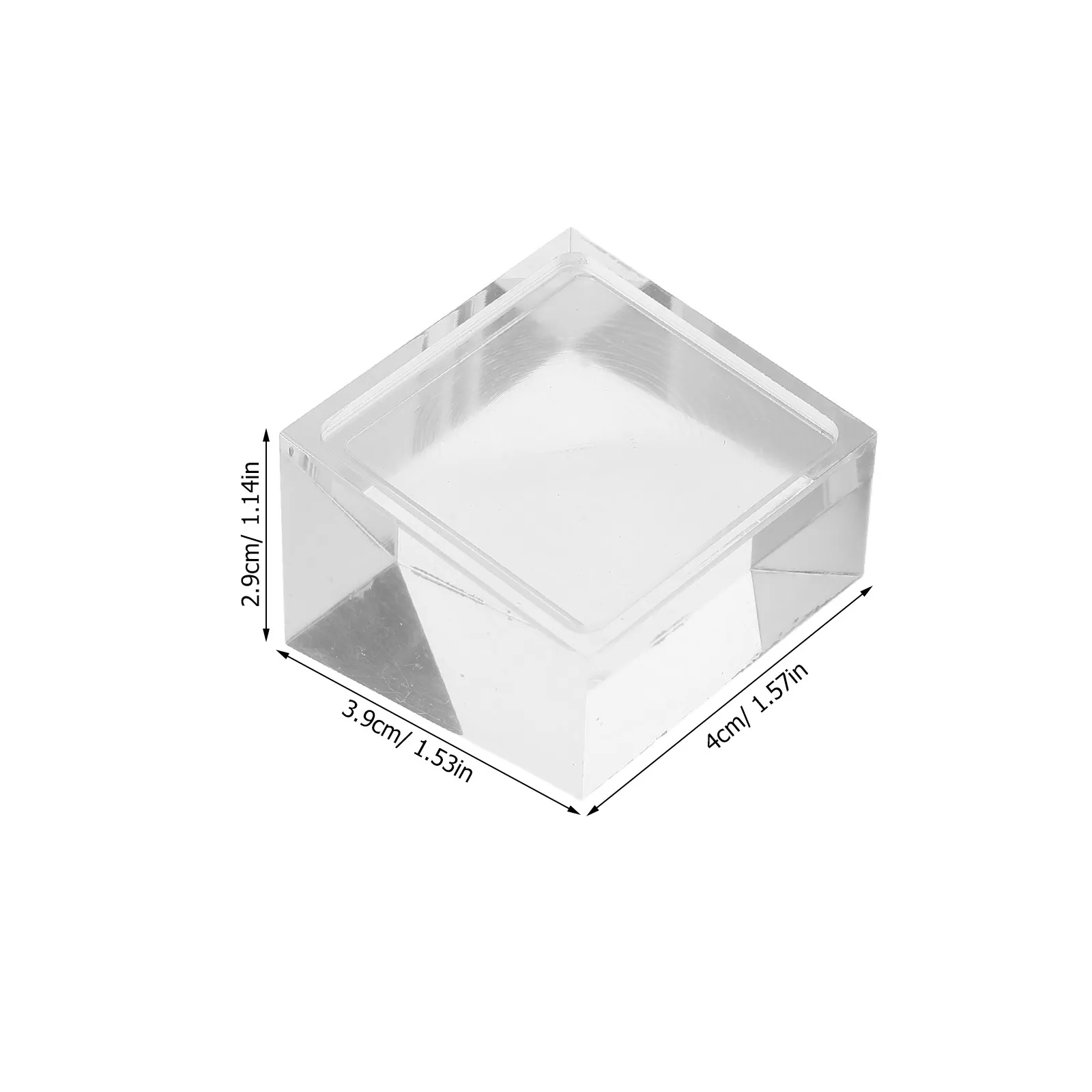 Acrylic Price Tag Stand Stable Base Clear Label Holder for Merchandise Pricing Display Tabletop Sign Holder Store Supermarket