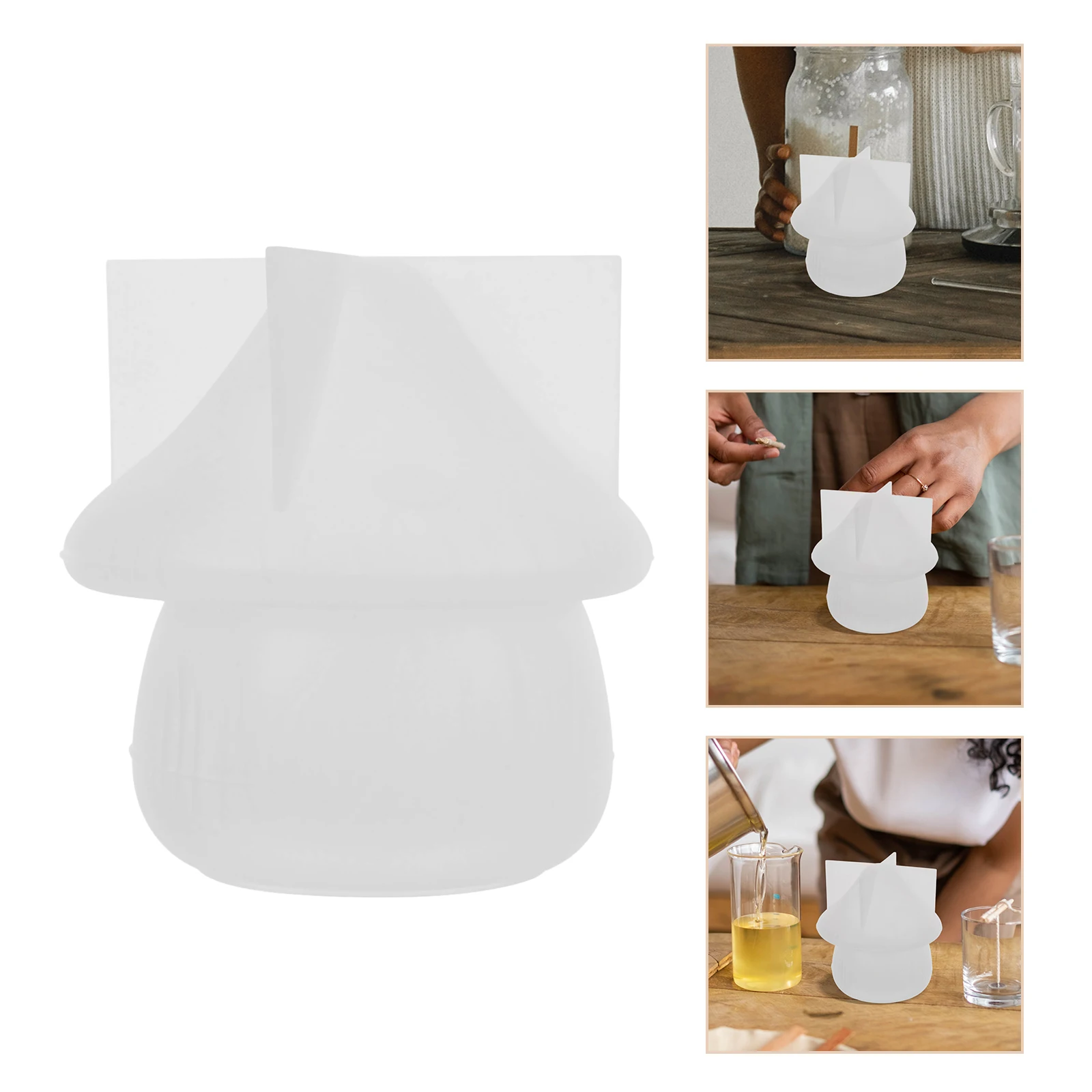 

1pcs Silicone Mold Mushroom Jar Epoxy Casting Diy Resin Craft Storage Decoration Tool Glitter Mica Powder Compatible Jewelry