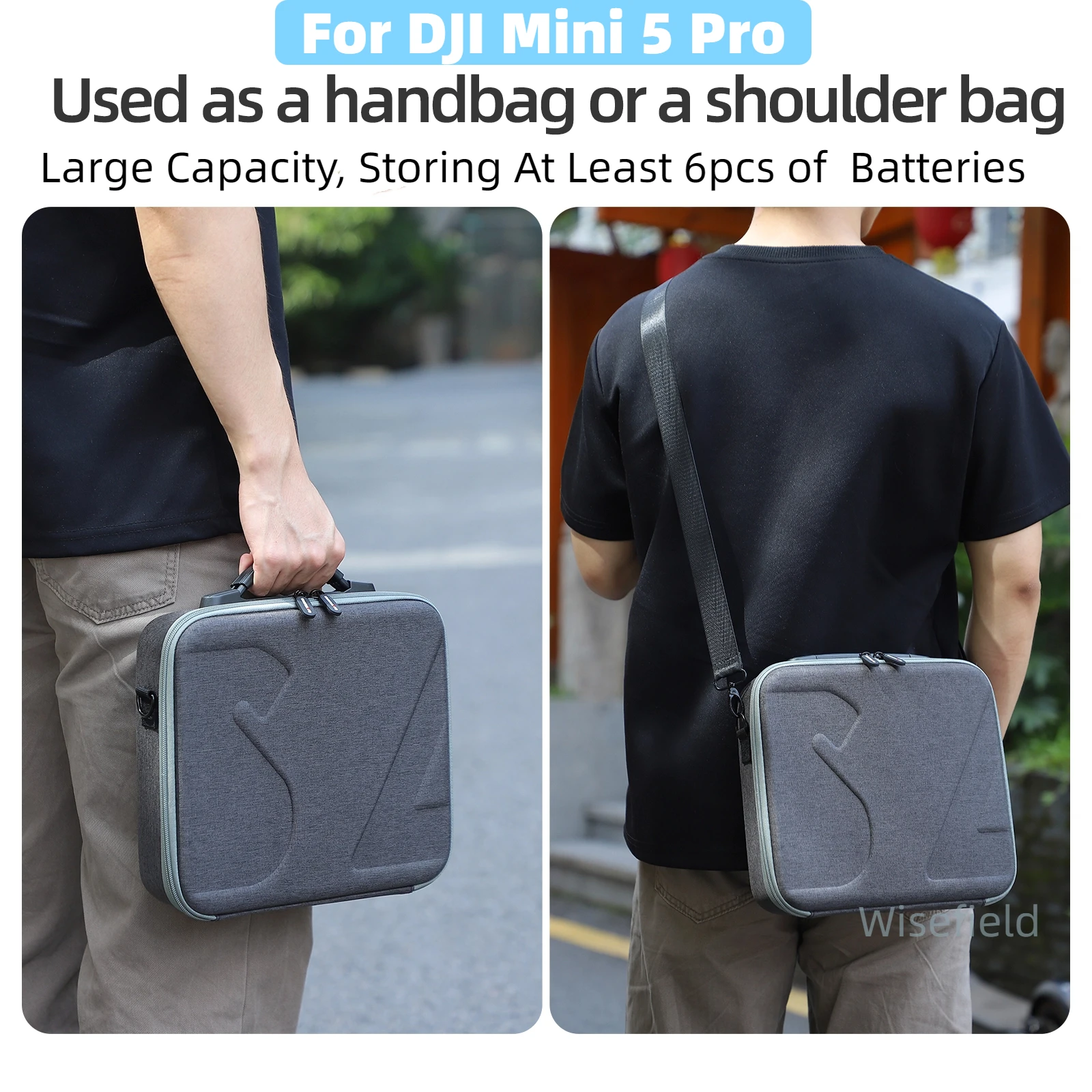 

N5P-B088 RC2/RC-N3 Shoulder Bag for DJI Mini 5 Pro Storage Bag Drone Accessory Handbag Storing Battery Suitcase Carry Case