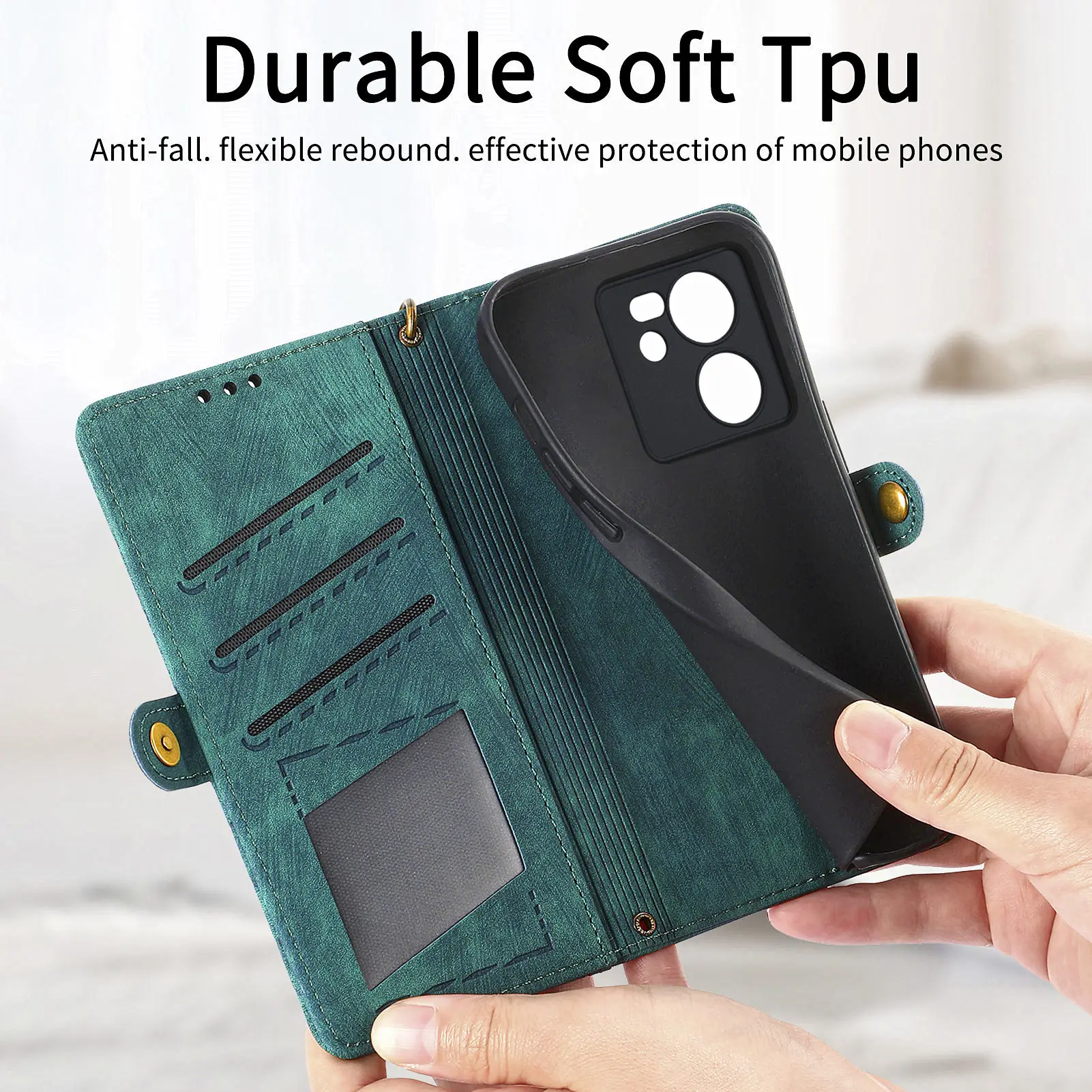 Zipper Cards Solt Wallet Leather Case For XiaoMi RedMi Note 13 Pro Plus 12 11S 10 10S 12T 13T Ultra Strap Bag Pocket Purse Cover