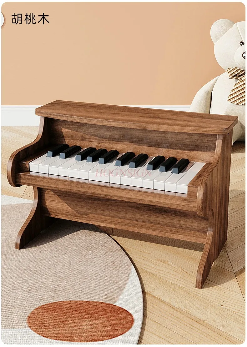 Wooden small piano children\'s electronic piano beginner girl baby baby boy toy gift