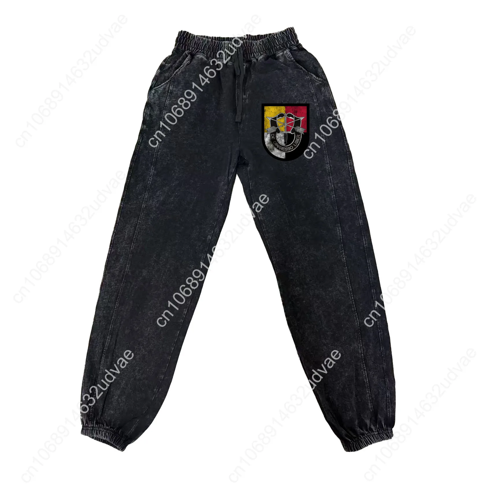 القوات الخاصة الأمريكية 3rd القوات الخاصة SFG السراويل رجل امرأة مراهق الرجعية السراويل القطن Sweatpants مخصصة بانت مع جيب