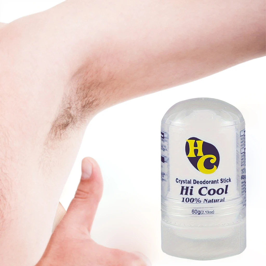60g Body Odor Remover Antiperspirant Stick ใหม่ Alum Stick Deodorant Stick สารส้มคริสตัลระงับกลิ่นกายลบใต้วงแขนสําหรับผู้หญิง Man