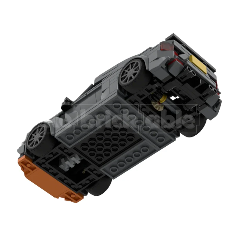 392 pièces MOC City Champions BMWedd GTS Modèle de transmission fonctionnelle Blocs de construction Jouets éducatifs Cadeaux de Noël DIY