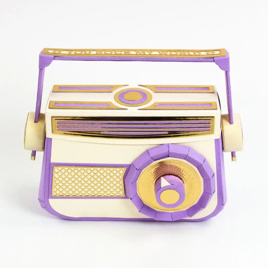 2026 New February Tonic Retro Radio Die Set Eggstraordinary Delight Gift Box Dies Cut DIY Scrapbooking Greeting Card Diary Stamp