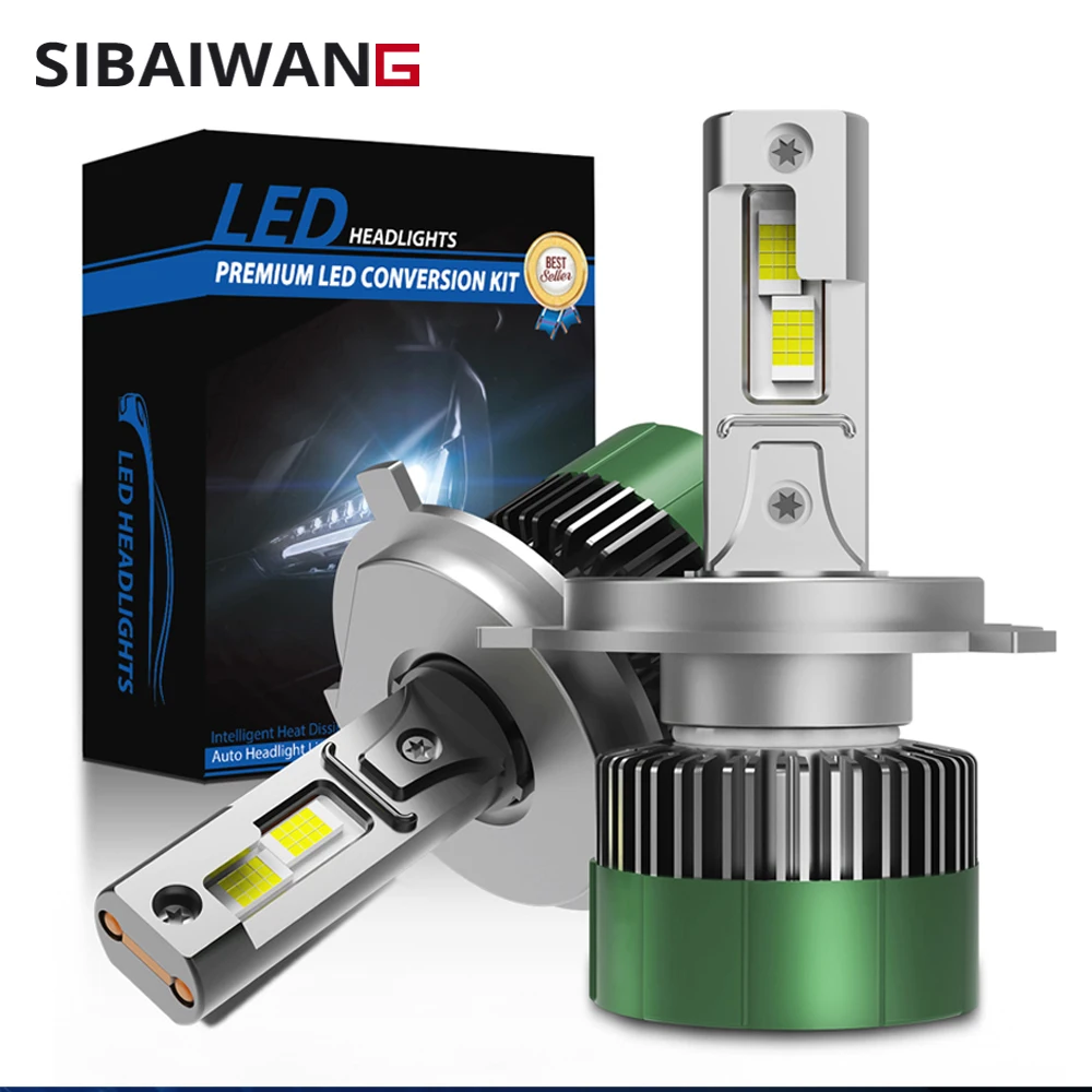

H7 H4 H11 Led Headlight Bulbs CANbus H1 H3 9005 9006 HB3 HB4 9012 HIR2 Led Lamps urbo Auto FogLamp 6000K White12V 24V Plug&Play