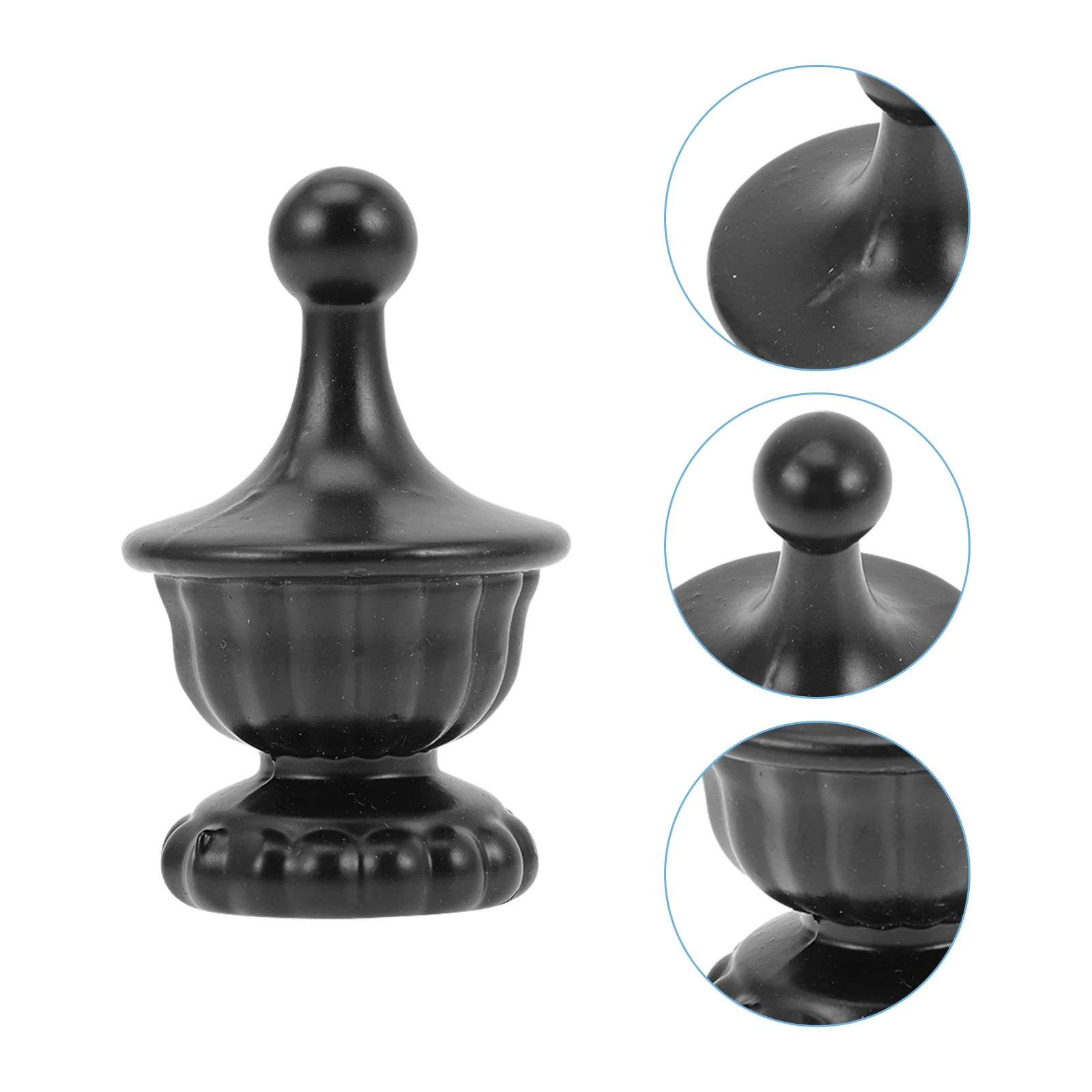 4 Pcs Shade Knob Aluminum Finial Table Lamp Accessory for Metal Floor Decoration Finial For Lamp Shade Finials