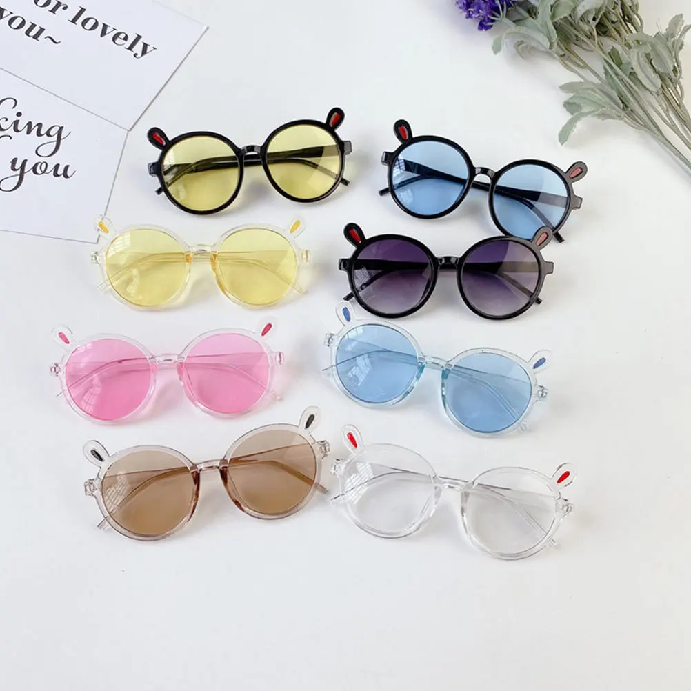 

1Pcs Kids Sunglasses Brown Uv Resistant Lightweight Portable Children's Fashion Eyewear for Outdoor Activities Summer Gift