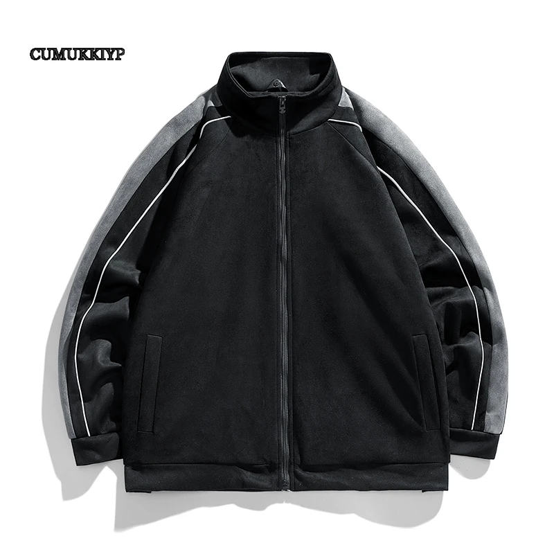 

CUMUKKIYP 2023 Autumn New Casual Versatile Windproof Stand Collar Jackets for Men Comfortable and Fashionable Men Clothing