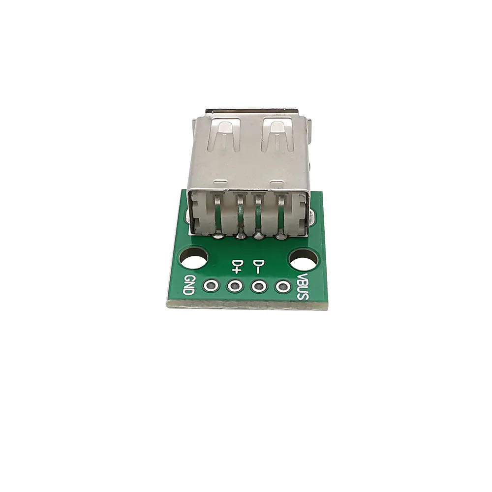 Type A USB 2.0 Female Jack To 4 Pin DIP 2.54mm PCB Board Converter Connector USB Socket Interface Assembly Adapter For Arduino