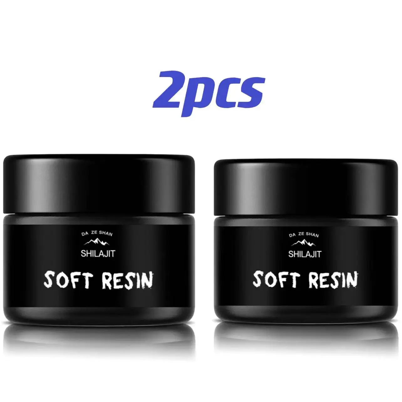 2pcs Pure Himalayan Shilajit SoftResin Fulizhi Resin Paste Fulvic 85+ Minerals