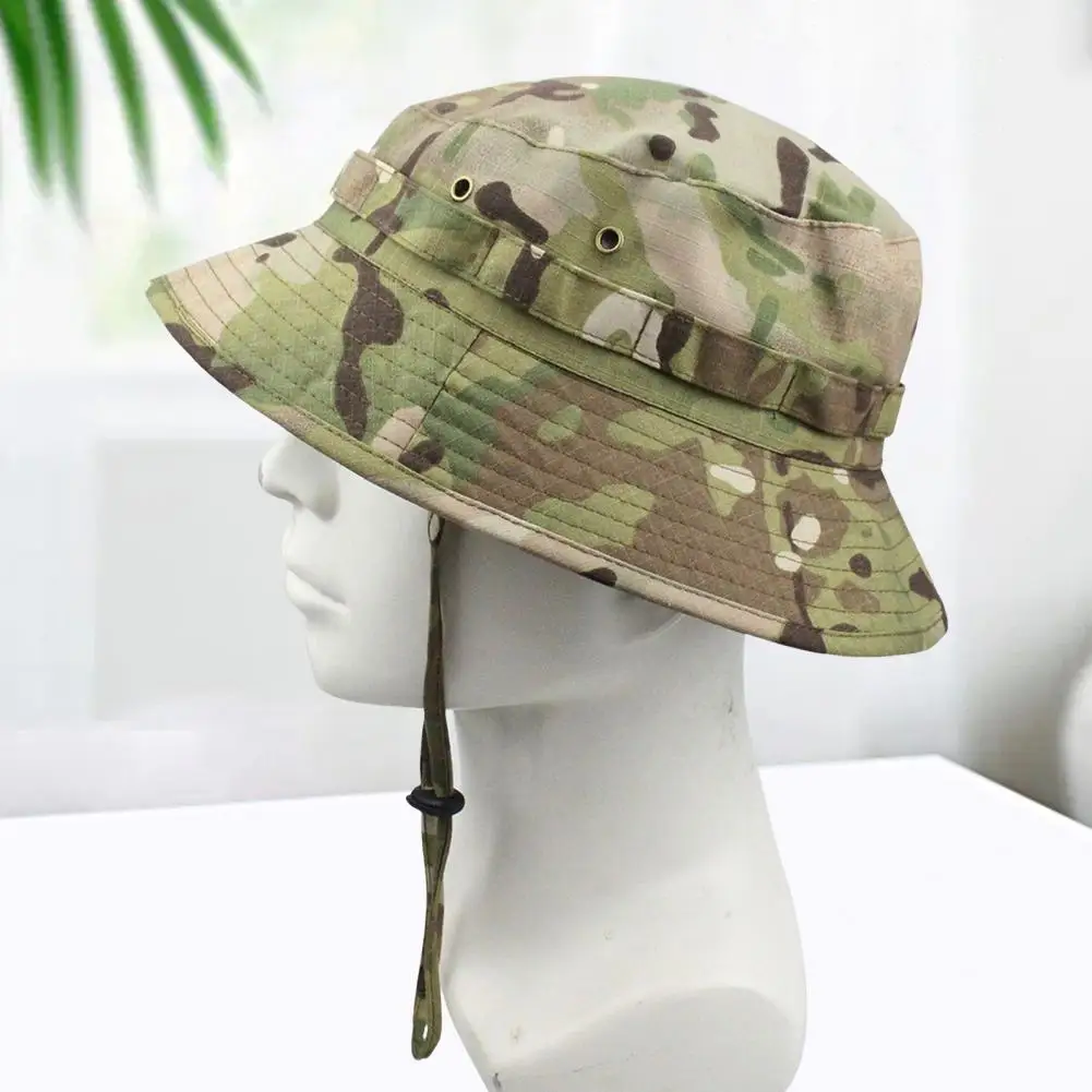 Boonie Hat Camouflage Field Combat Military Hunting Cap Summer Outdoor Fishing Hiking Camping Sports Hat