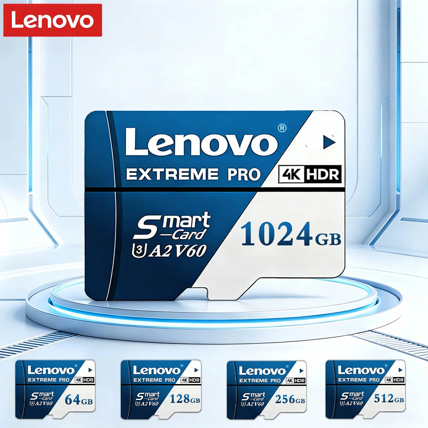 

Lenovo SD Card 1TB Extreme Micro TF Flash Card High-Speed Memory Card 128GB U3 V60 TF Card For Camera Drone Electronic devices