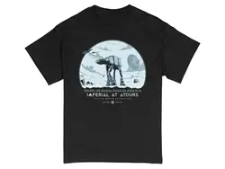 Hoth Imperial AT Tour T Shirt Sci Fi Movie Inspired Galactic Empire Space Adventure Apparel