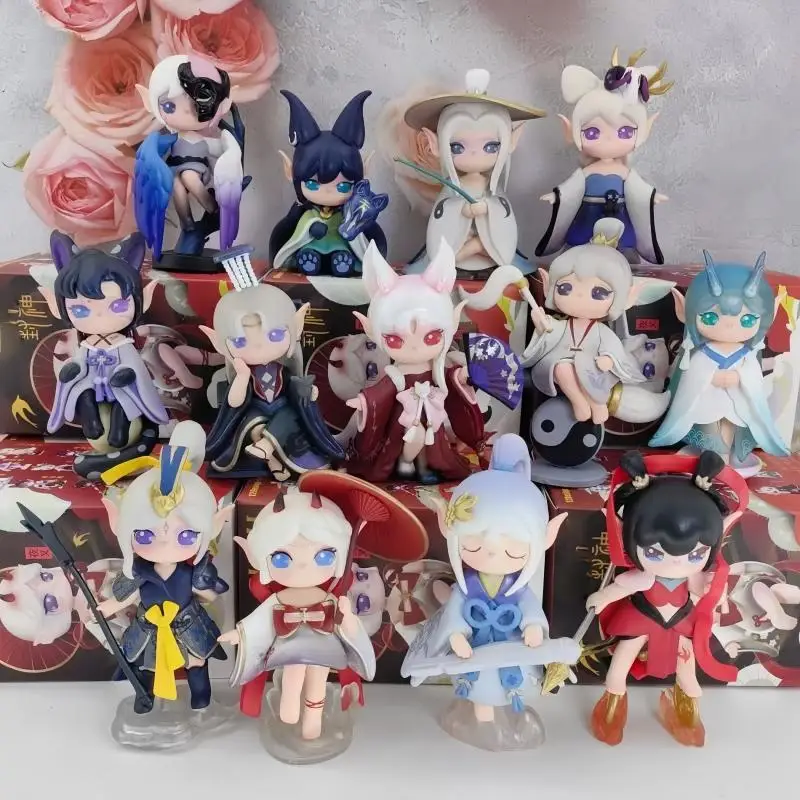 

Authentic Investiture List Mythical Blind Box Ancient Mythical Jiang Ziya Erlang God Nezha Handmade Doll Mythical Blind Box