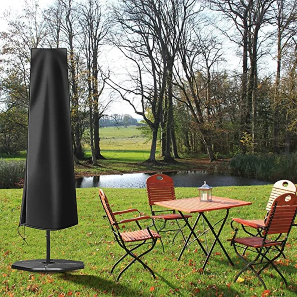 Freischwinger-Regenschirm-Regenschutz für den Innenhof – wasserdichter UV-Außenschutz aus Oxford-Stoff für die Garten- und Terrasse