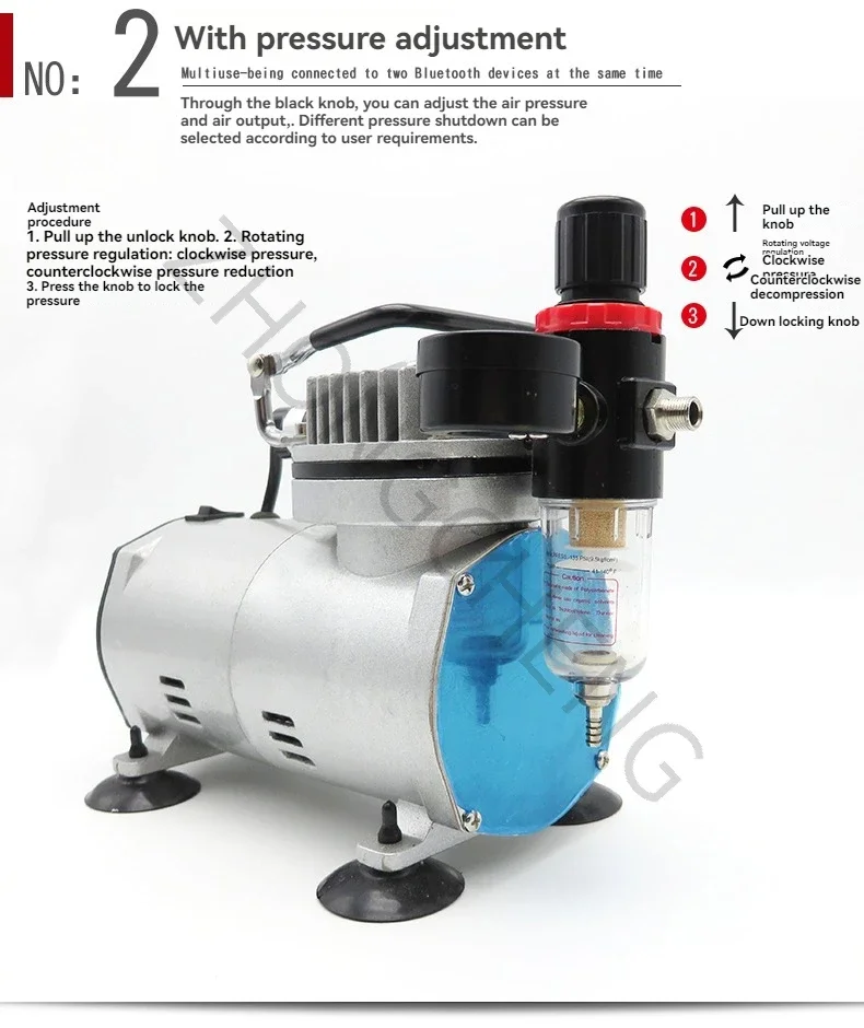 A  Fountain Pen Air Pump Spray Painting, Coloring Spray Pump Furniture Repair, Cake Spray Gun