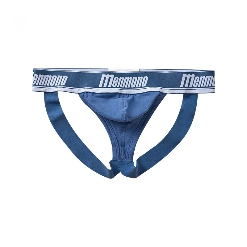 

Хлопковые сексуальные трусы-стринги для мужчин: приятные к телу, простые, с анатомическим мешочком, без задней части, с эффектом подтяжки бедер, дышащие, спортивные трусы