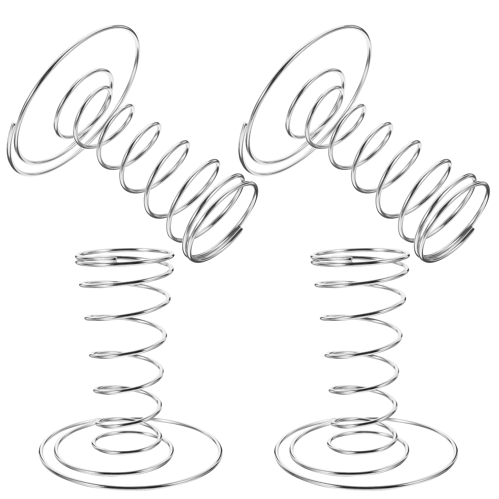 

4 Pcs Stainless Steel Ice Cream Cone Holder Display Stand Rack Smooth Home Bakery Dessert Shop Party Cake Stand Metal