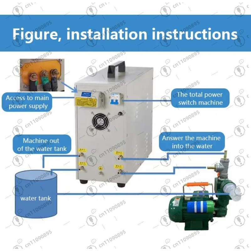 

20KW high frequency induction heating machine TGG-20KW 220V 1 year warranty forging energy saving