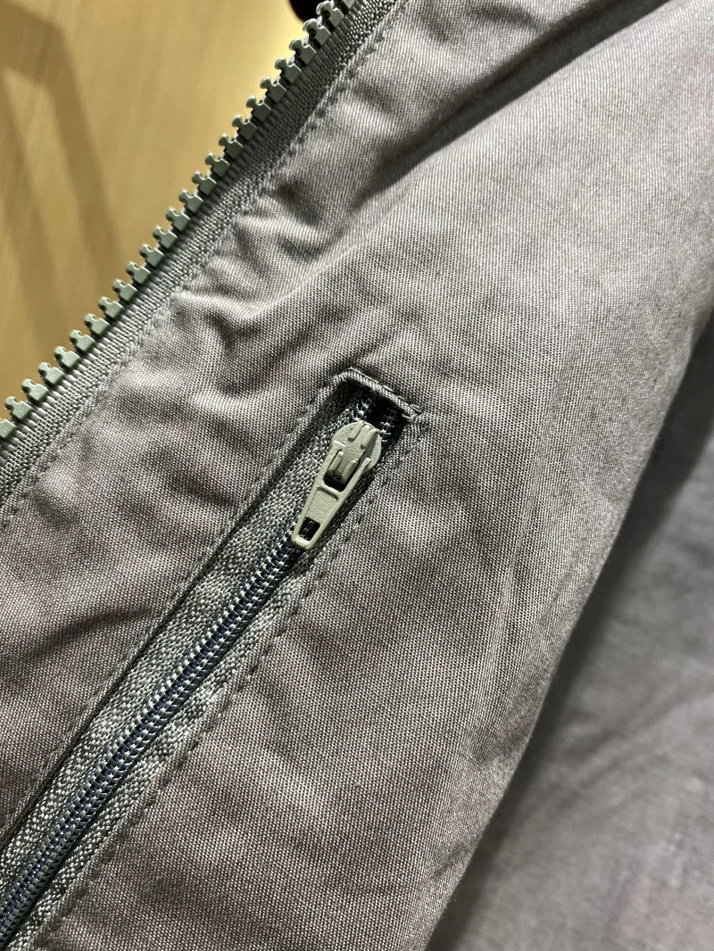 Baumwolle Arbeitskleidung Sle Weste Herren Outdoor Casual Herbst New Faion Multi-Pocket Design Jugend Trend Stand Fit Reißverschluss