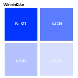 50x40cm Color Correction Gel Filter Blue Photography Lighting gels Sheet CTB for Photo Studio Strobe Flashlight Led Light